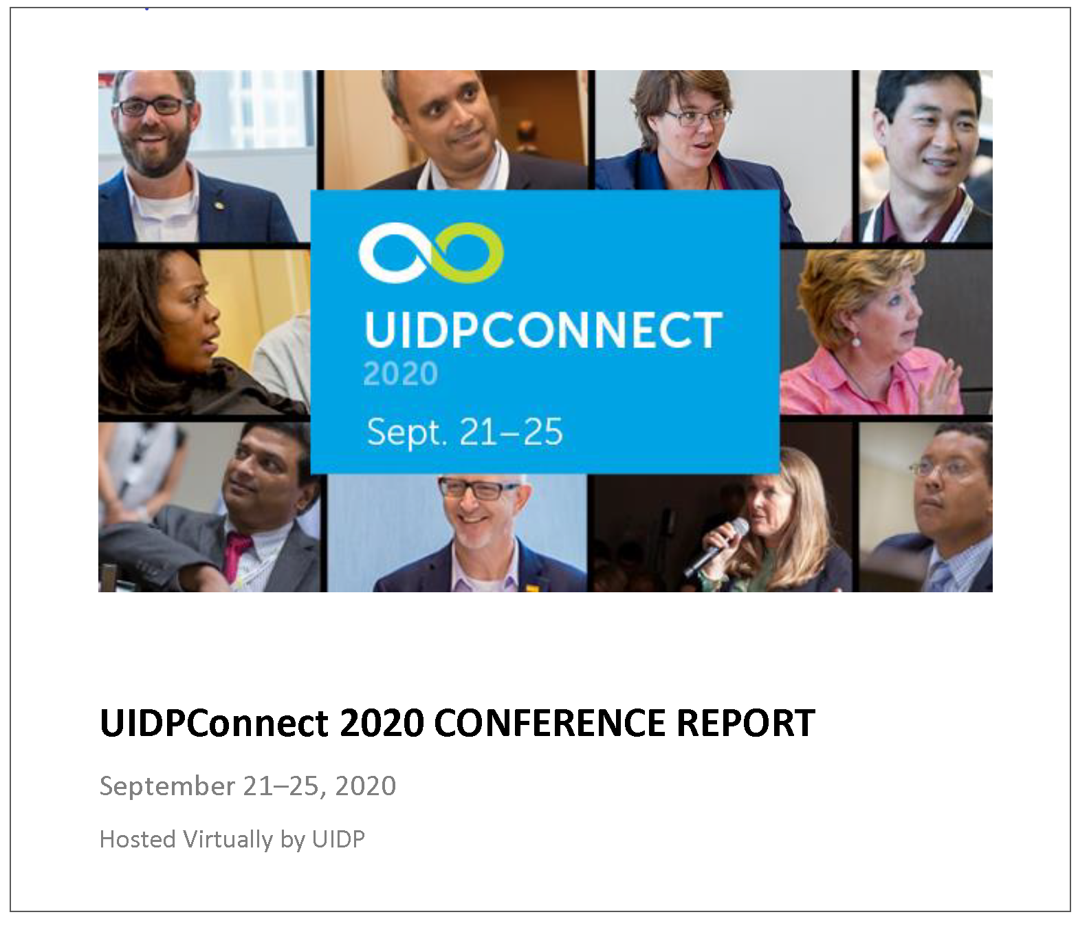 UIDPConnect 2020 Conference Report UIDP